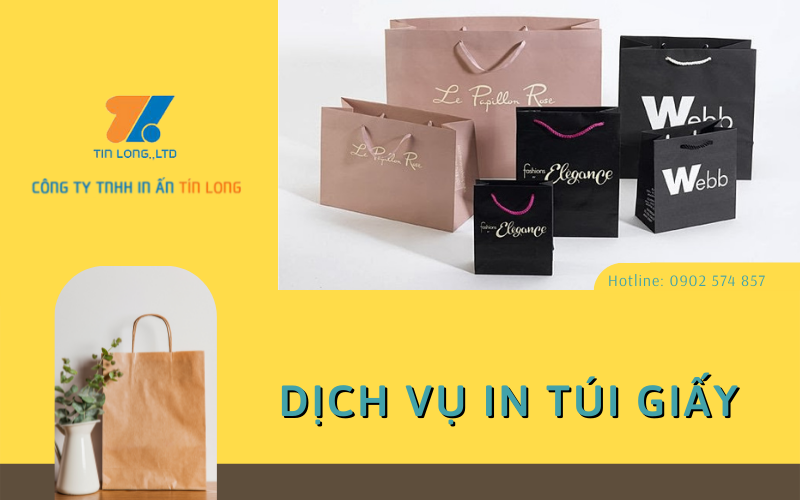 Công ty In Ấn Tín Long nhận in túi giấy theo yêu cầu