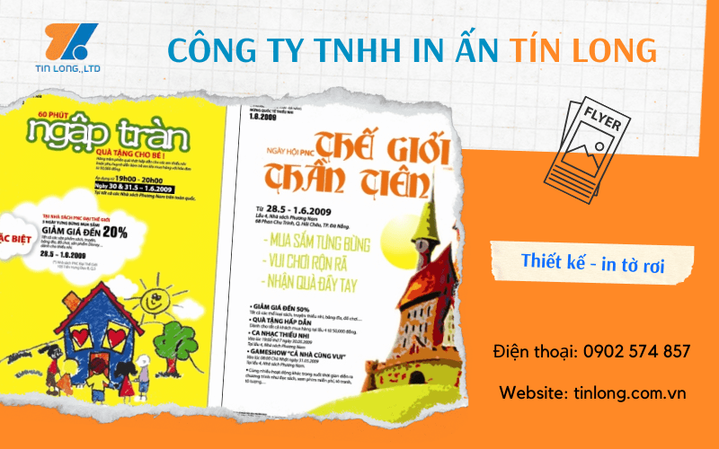 In ấn Tín Long: Dịch vụ thiết kế - in tờ rơi chất lượng, giá rẻ