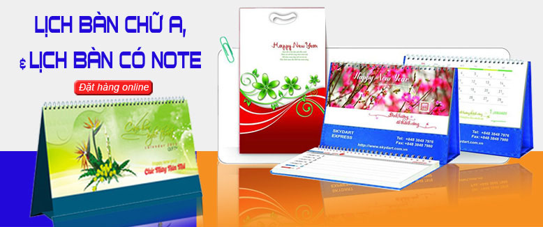 Đặt in lịch 5 tờ giá rẻ chỉ trong 2 phút