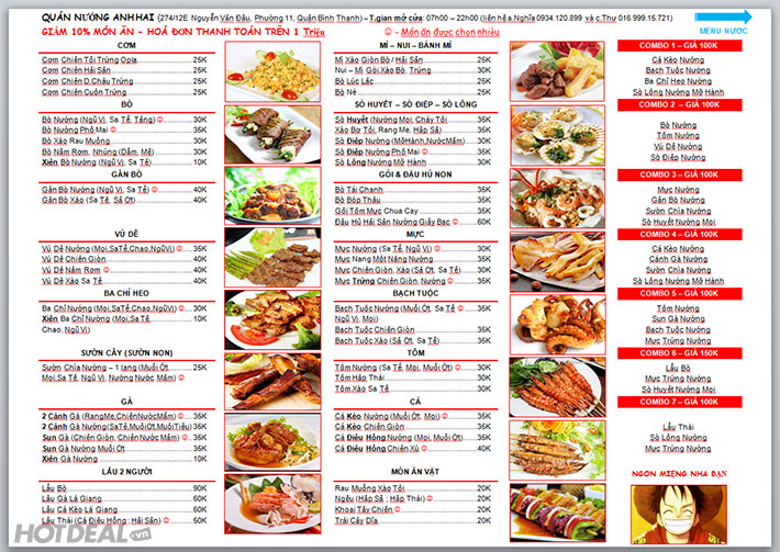 In Ấn Menu 02