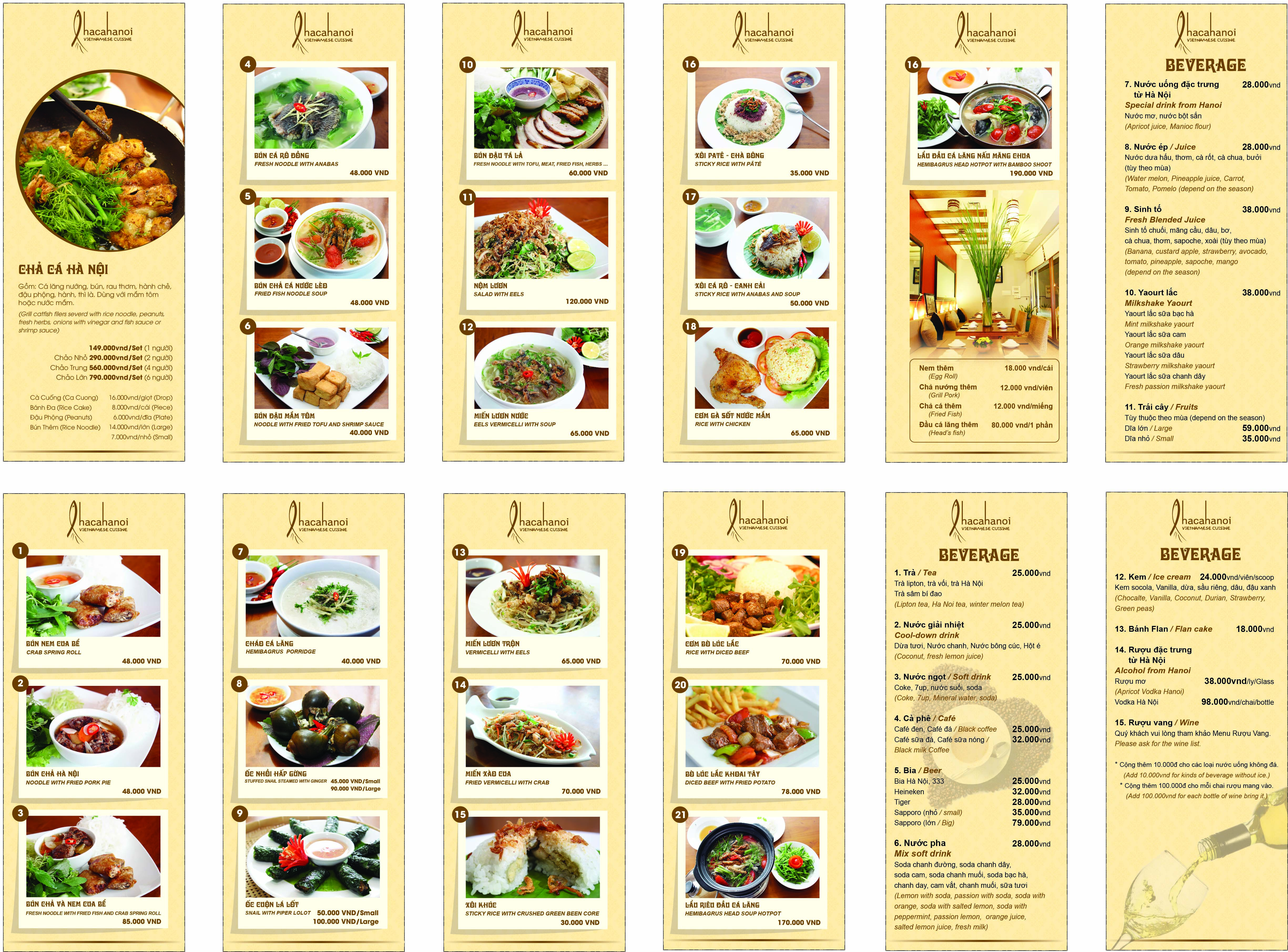 In Ấn Menu 13